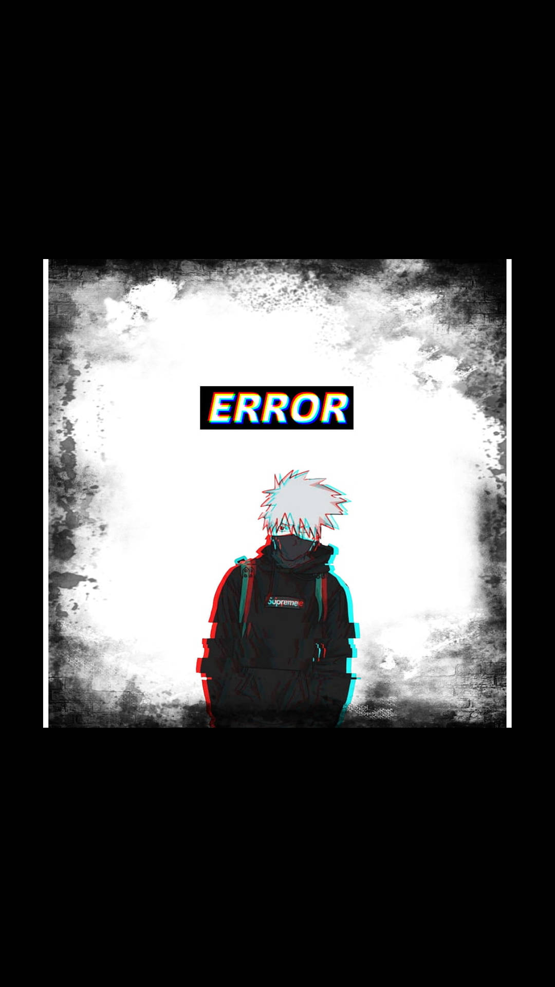 Sudadera Supreme Error de Kakashi Hatake Fondos de pantalla