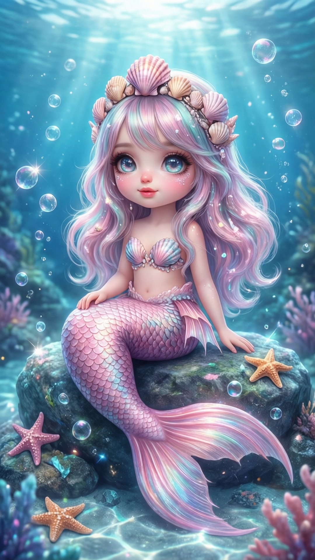 Sueño de Sirena Pastel Fondos de pantalla