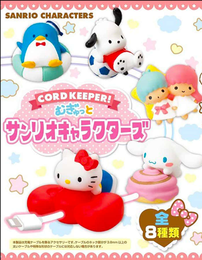 Sujetacables de Personajes Sanrio Fondos de pantalla