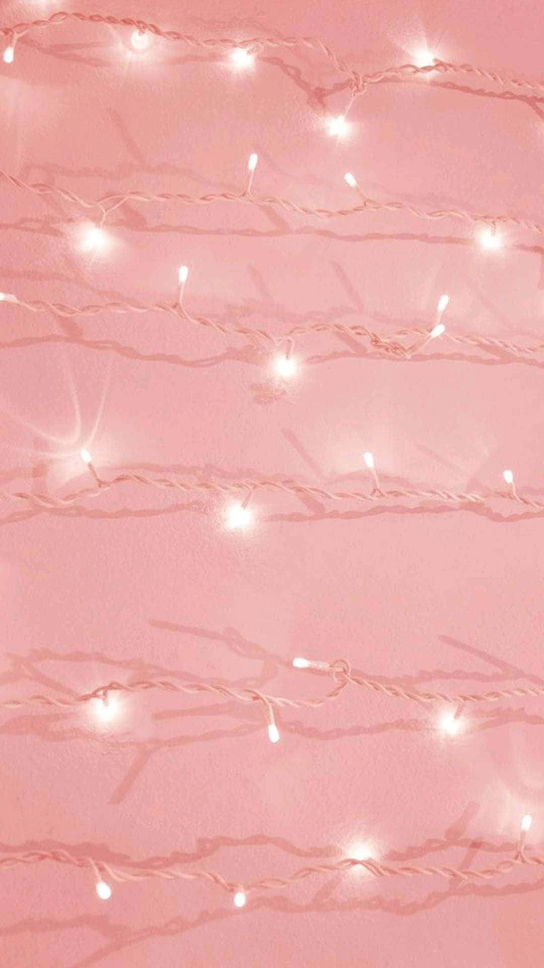Sumérgete en el Cálido Resplandor de este Fondo Estético Rosa Dorado Fondos de pantalla