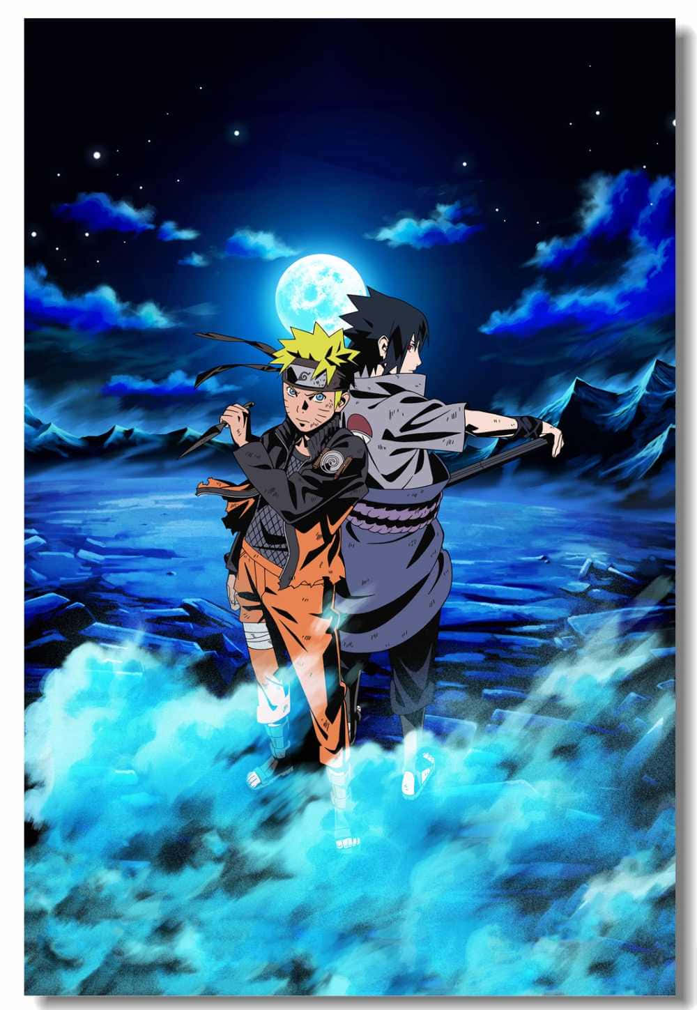 Sumérgete en el camino del ninja con este impresionante fondo de pantalla de Naruto para tu teléfono Fondos de pantalla