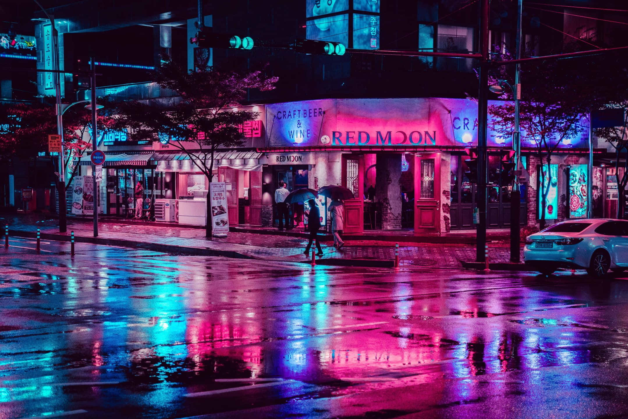 Sumérgete en los vibrantes paisajes de Neon City. Fondos de pantalla
