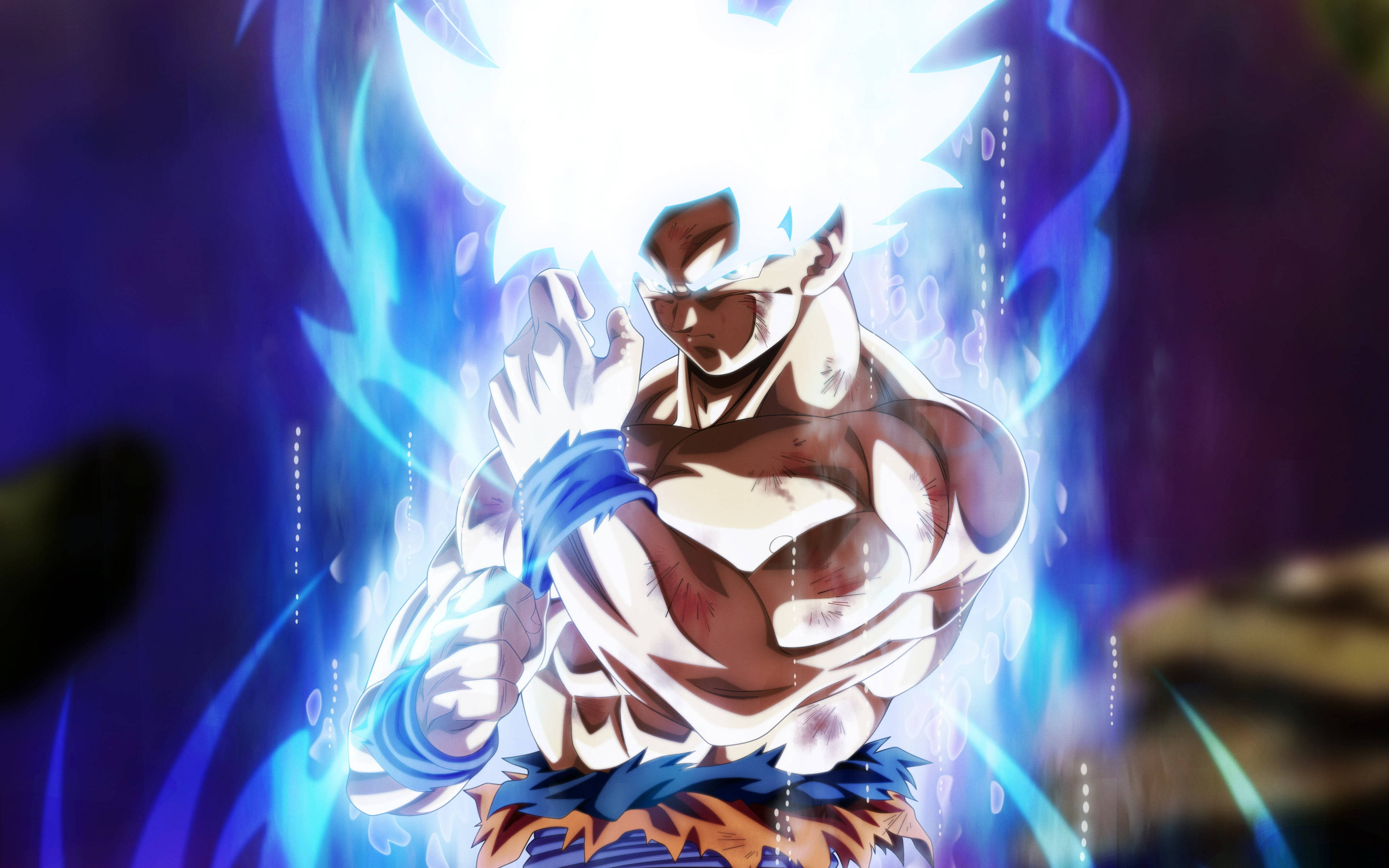 Super Saiyan Dios Goku DBZ 4K Fondos de pantalla