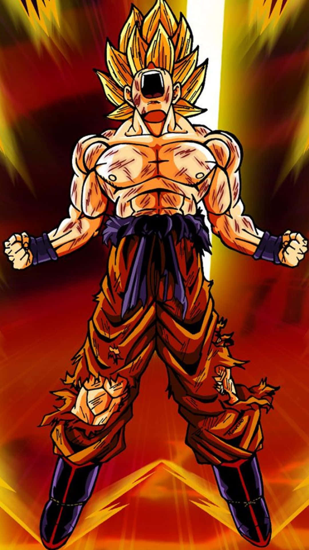 Super Saiyan Goku de Dragon Ball Super para iPhone Fondos de pantalla