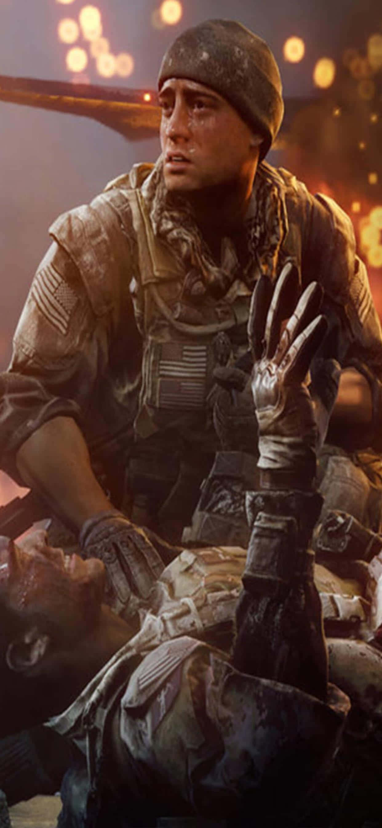 Supera a tus oponentes con la experiencia de juego de siguiente nivel del iPhone Xs Max jugando Battlefield 4. Fondos de pantalla