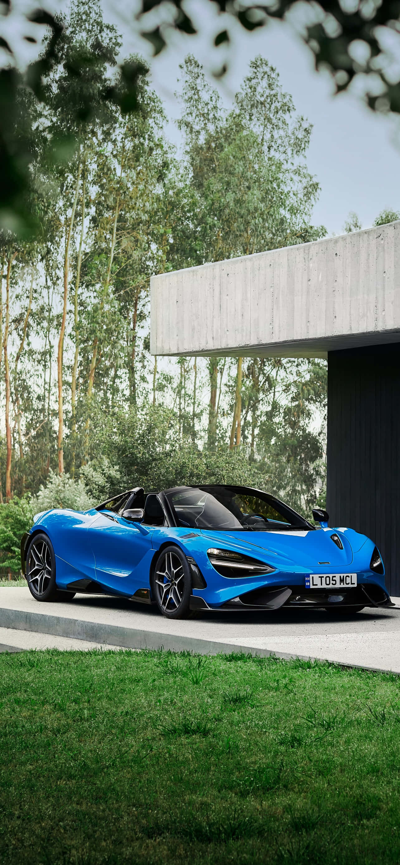 Supercar Azul McLaren 765 Fondos de pantalla
