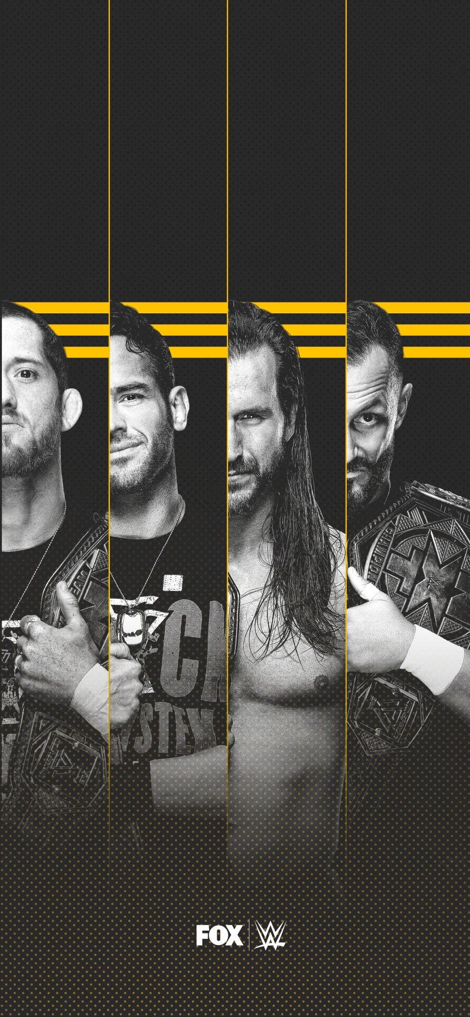 Superestrellas de WWE Nxt en Blanco y Negro Fondos de pantalla