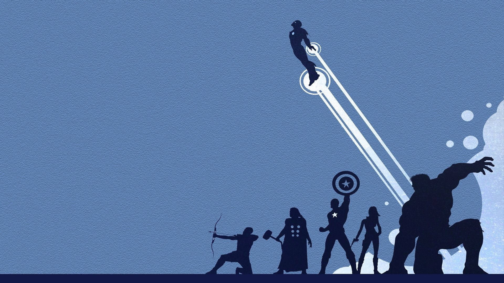 Superhéroes de Marvel minimalistas Fondos de pantalla