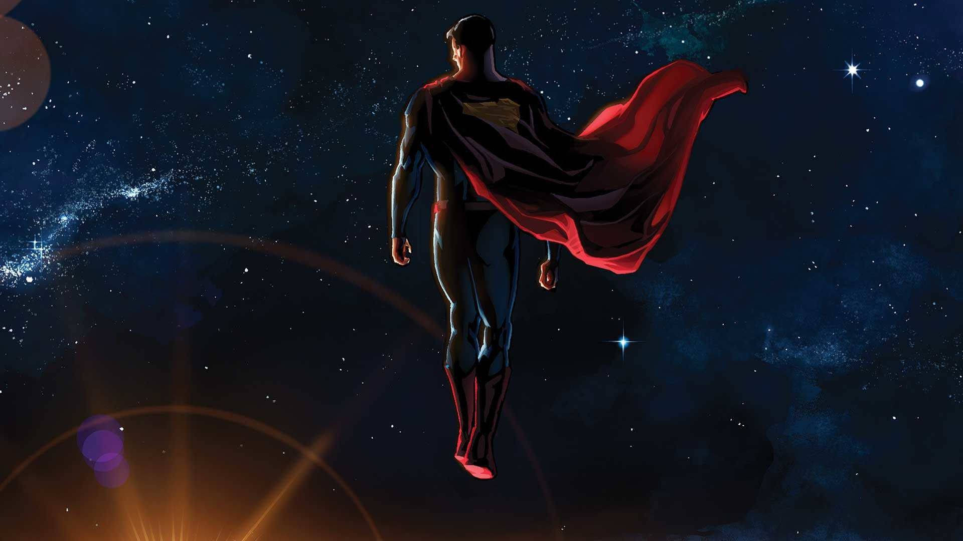 Superman en el Espacio en 12K Fondos de pantalla