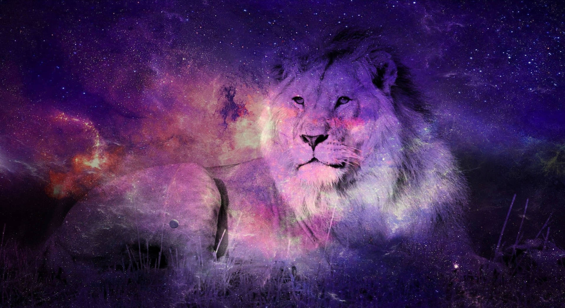 Superposición de León Galáctico Fondos de pantalla