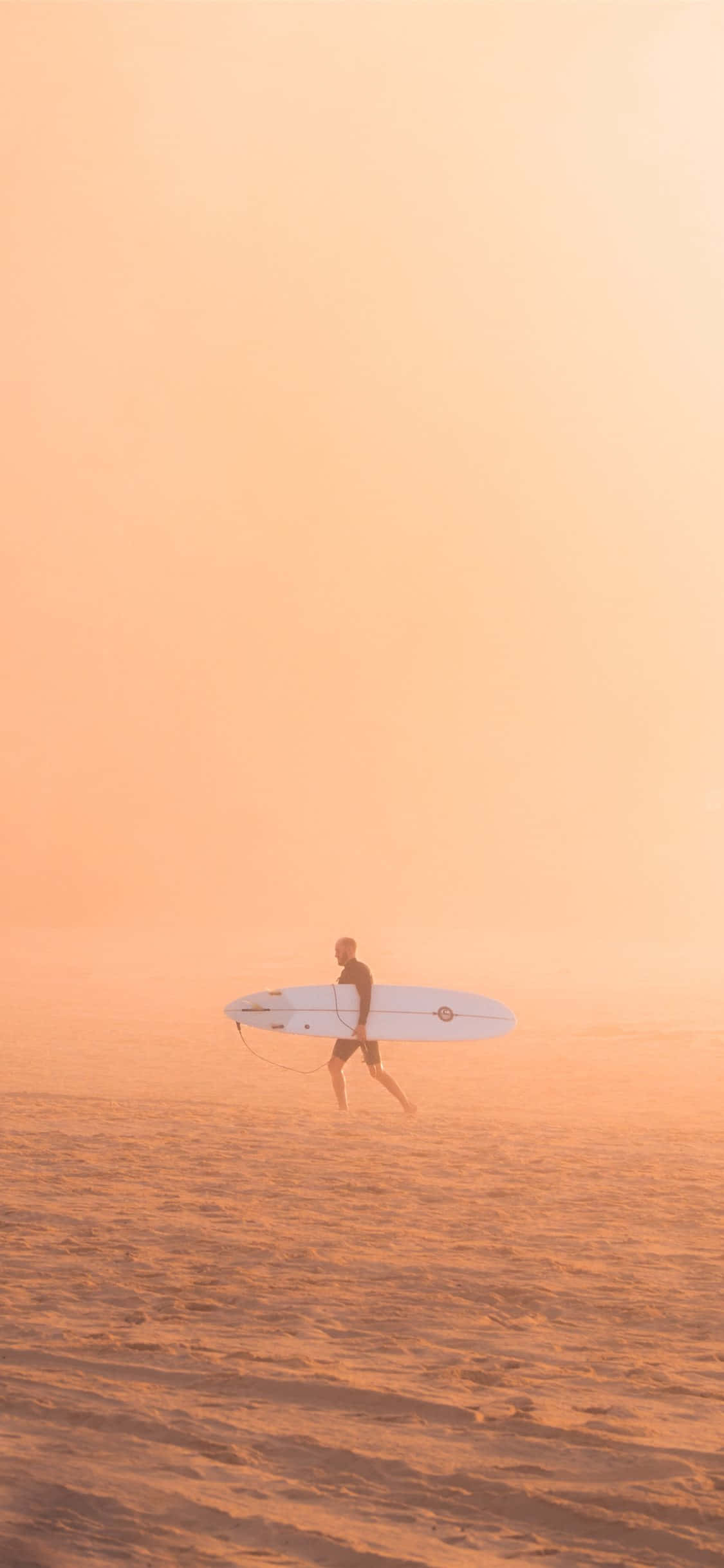 Surfboard Atardecer Naranja Fondos de pantalla