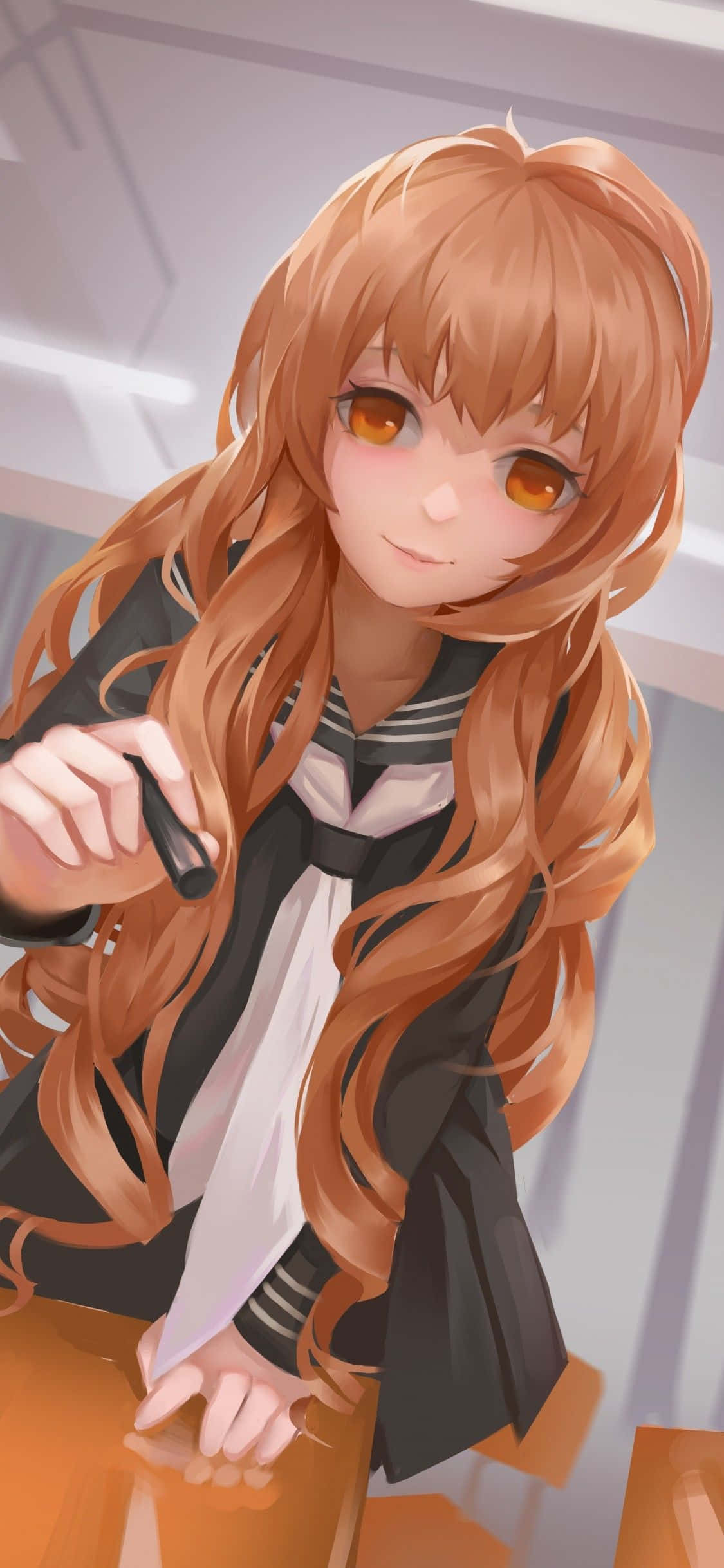 Taiga Aisaka, una linda chica anime Fondos de pantalla