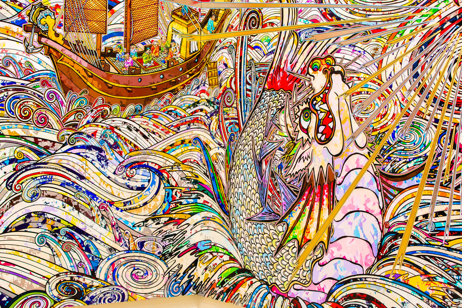 Takashi Murakami 4K Sirena — Sirena Fondos de pantalla