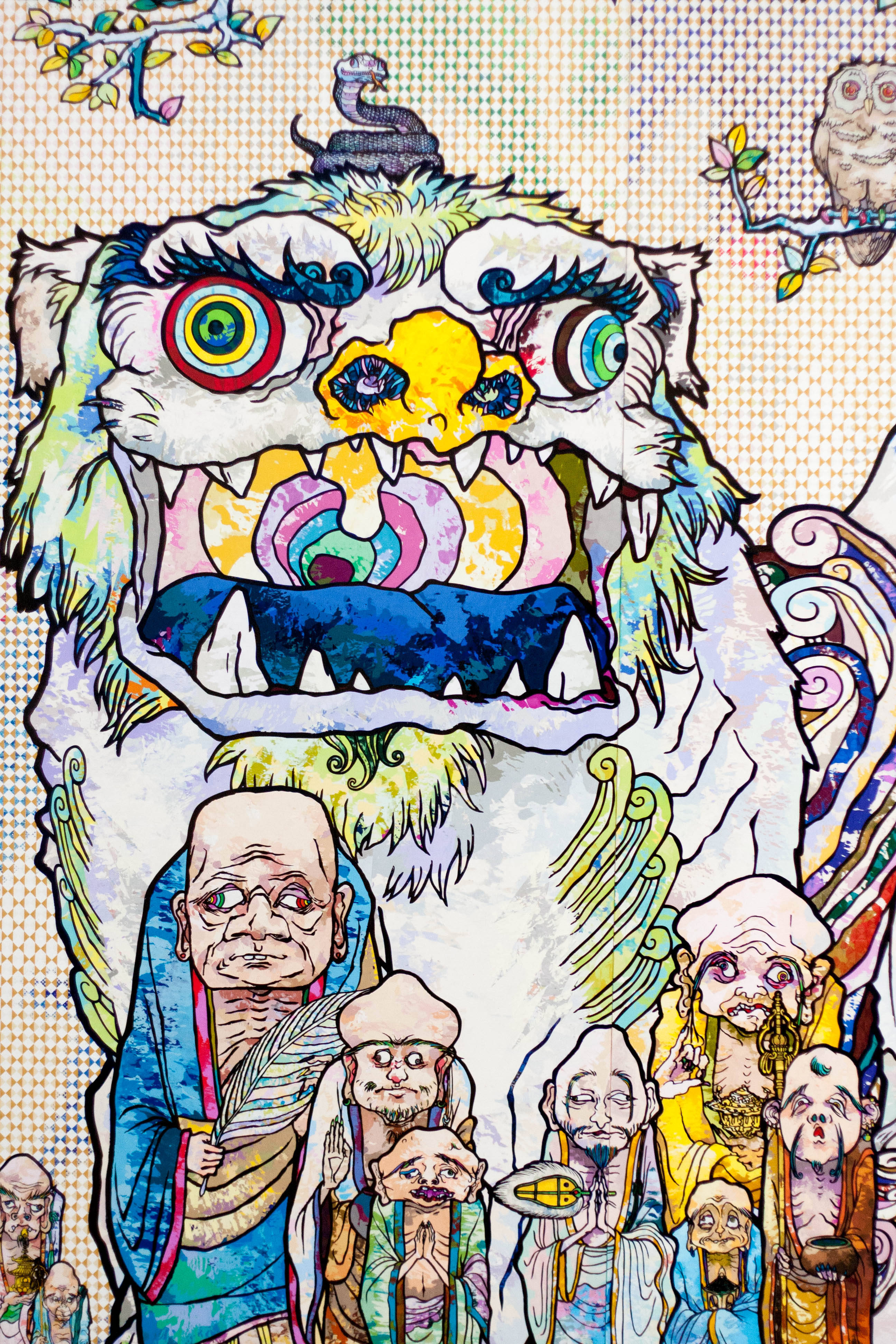 Takashi Murakami Guardián 4K Fondos de pantalla