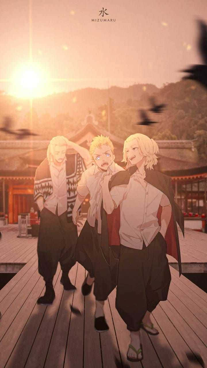 Takemichi Mikey y Draken Tokyo Revengers Anime Fondos de pantalla