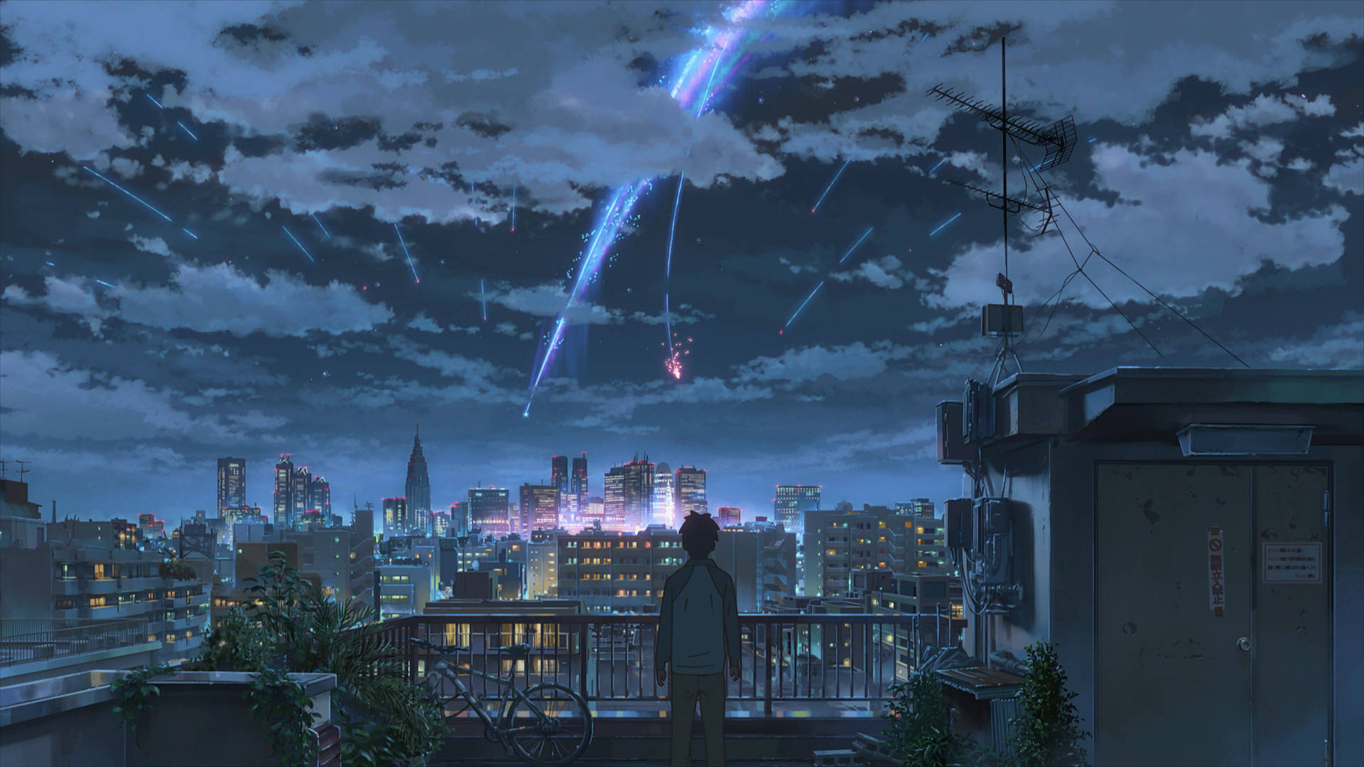 Taki Cometa Your Name Anime 2016 Fondos de pantalla
