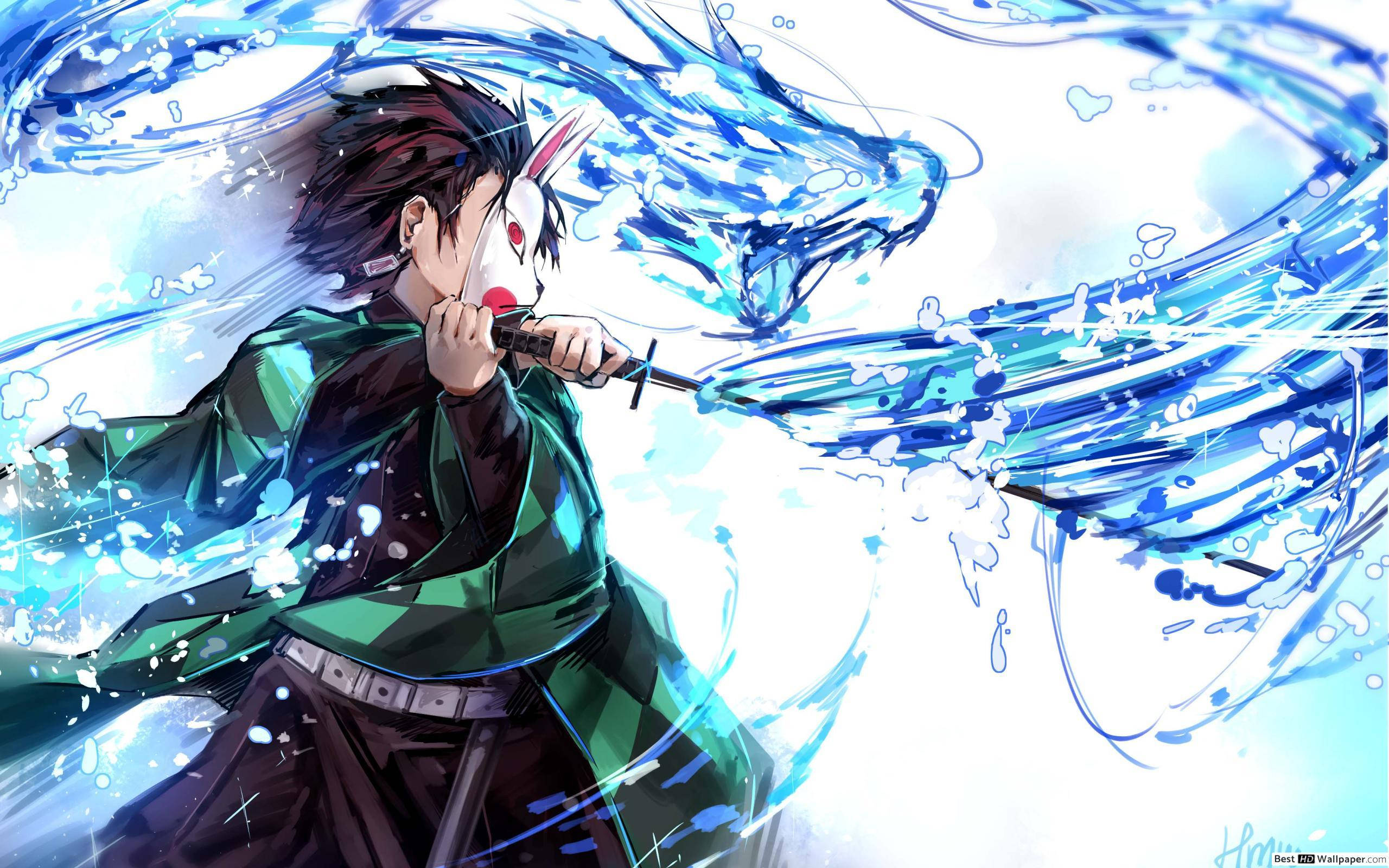 Tanjiro de Demon Slayer en la Sexta Forma Fondos de pantalla