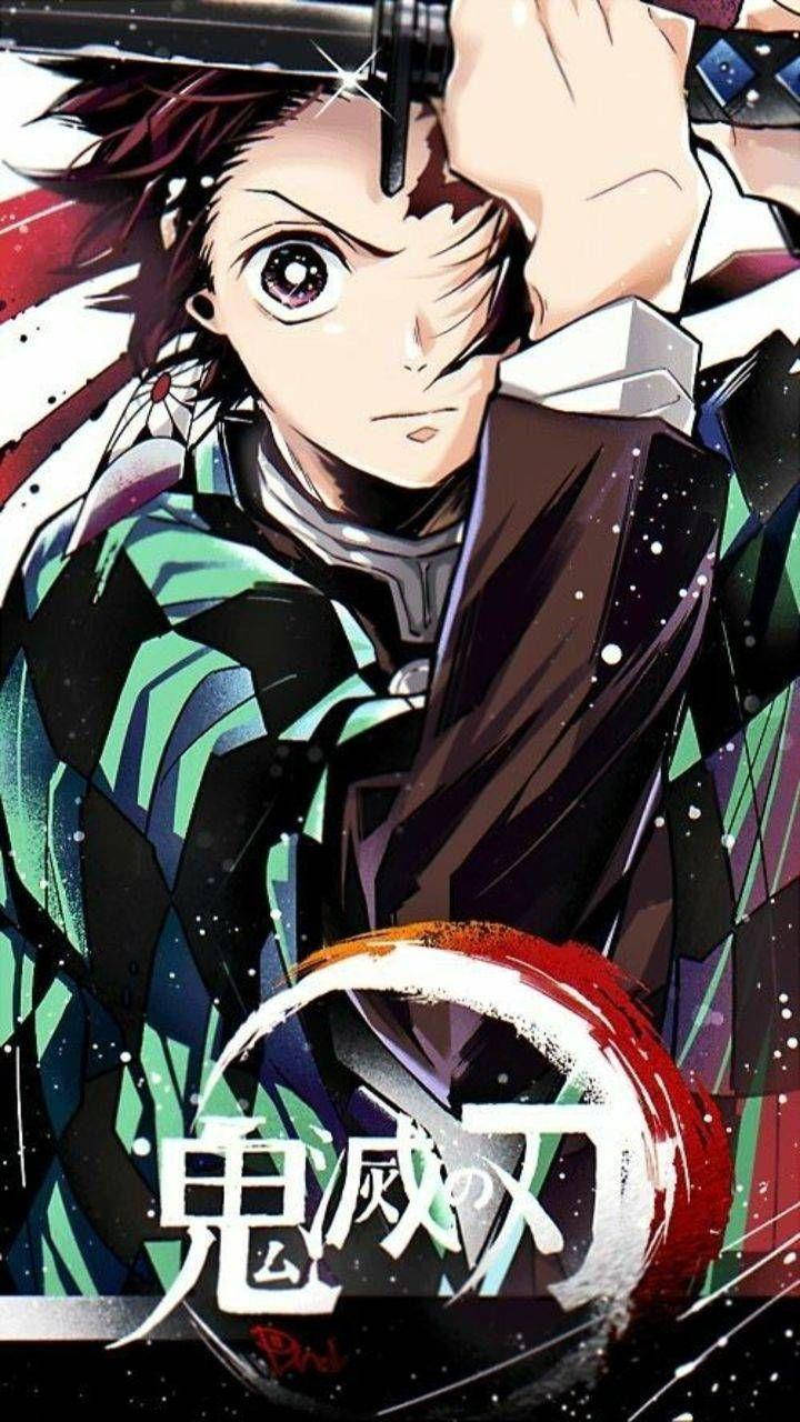 Tanjiro de Demon Slayer tapándose un ojo Fondos de pantalla