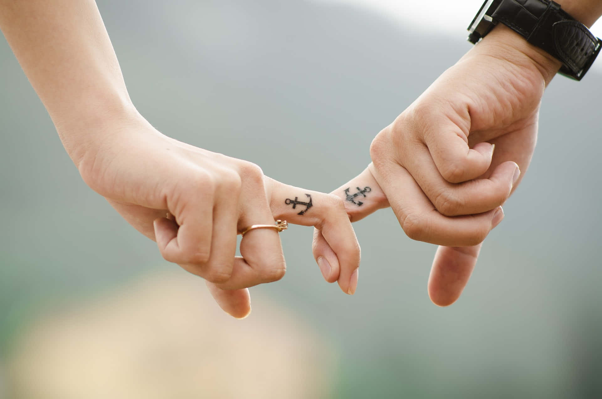 Tatuaje de Ancla que Simboliza la Relación de Pareja Fondos de pantalla