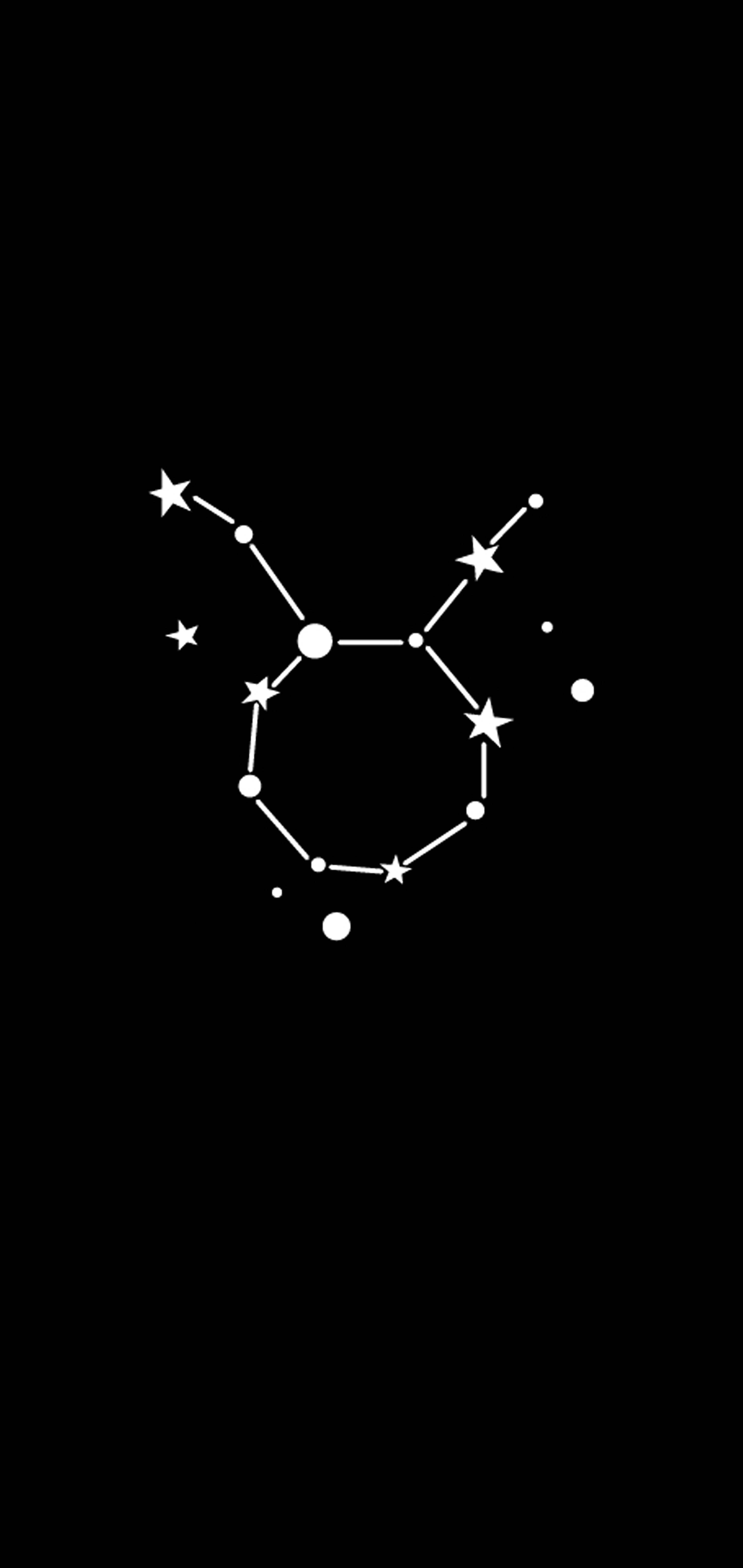 Tauro Zodiaco Blanco y Negro Fondos de pantalla