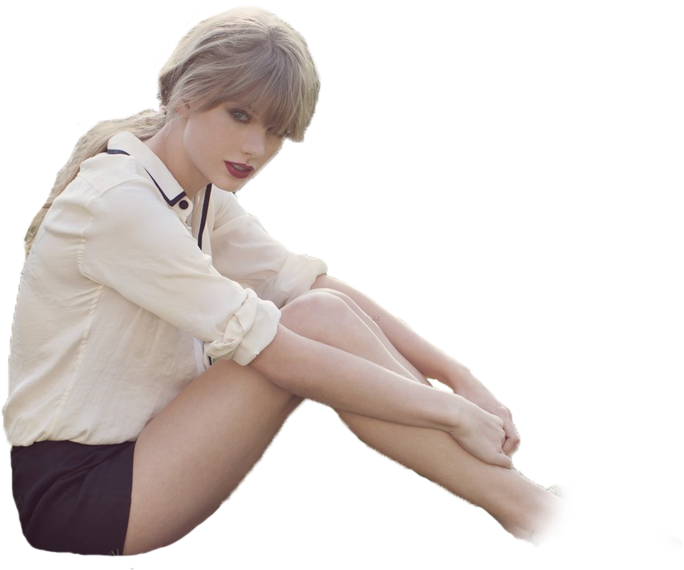Taylor Swift Sentada Recortada Fondos de pantalla