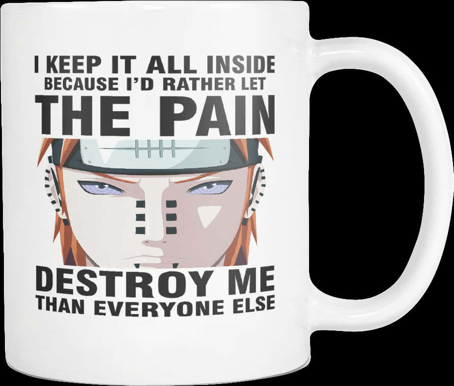 Taza con cita de Pain Anime Fondos de pantalla