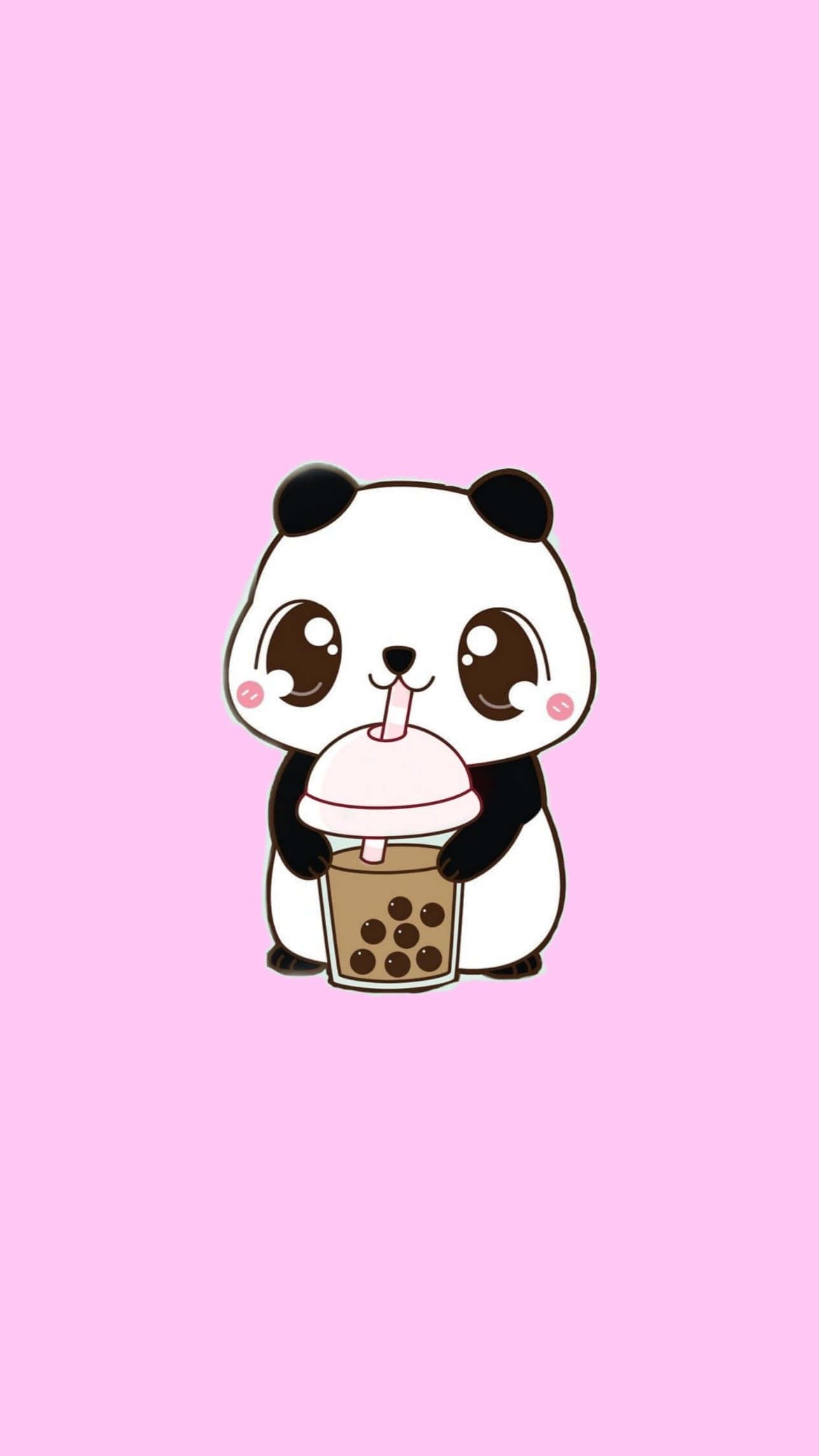 Taza de Café con Panda Femenina Fondos de pantalla