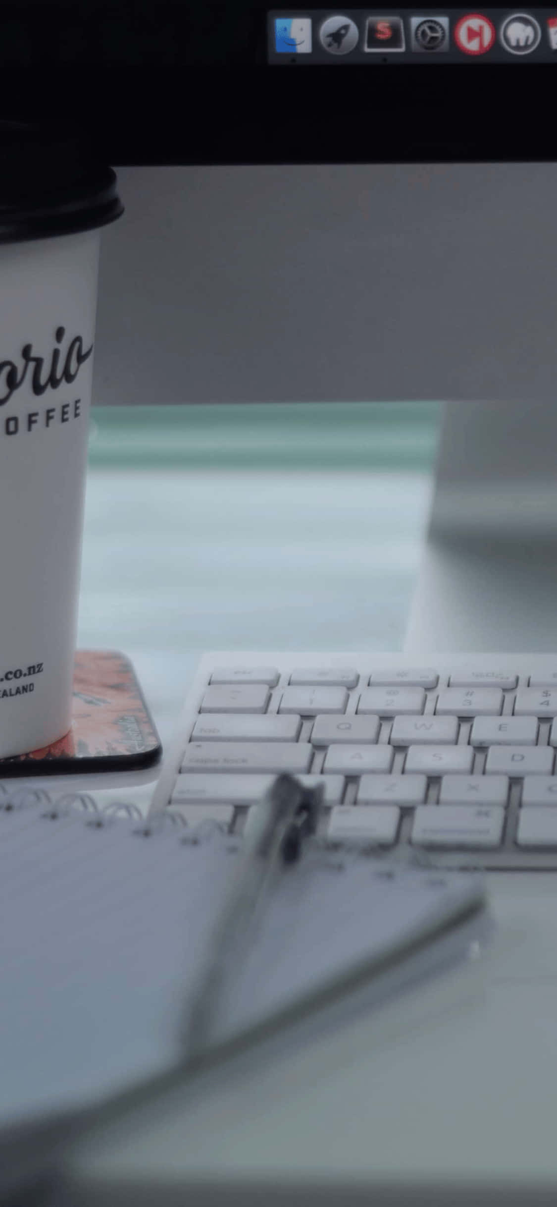 Taza de Café Fondo de Oficina para iPhone X Fondos de pantalla