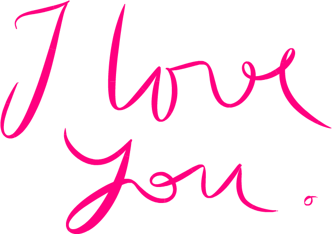 Te amo en letra cursiva manuscrita Fondos de pantalla