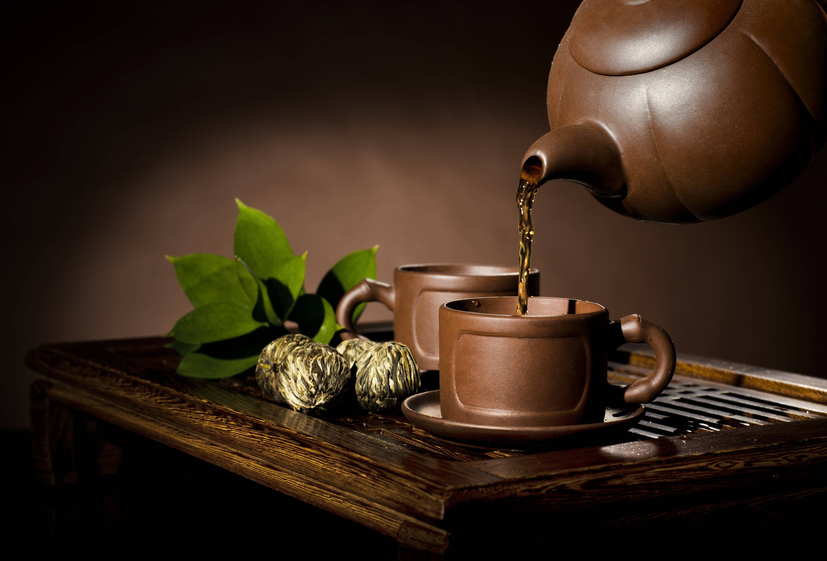 Té Caliente Estético Marrón Fondos de pantalla