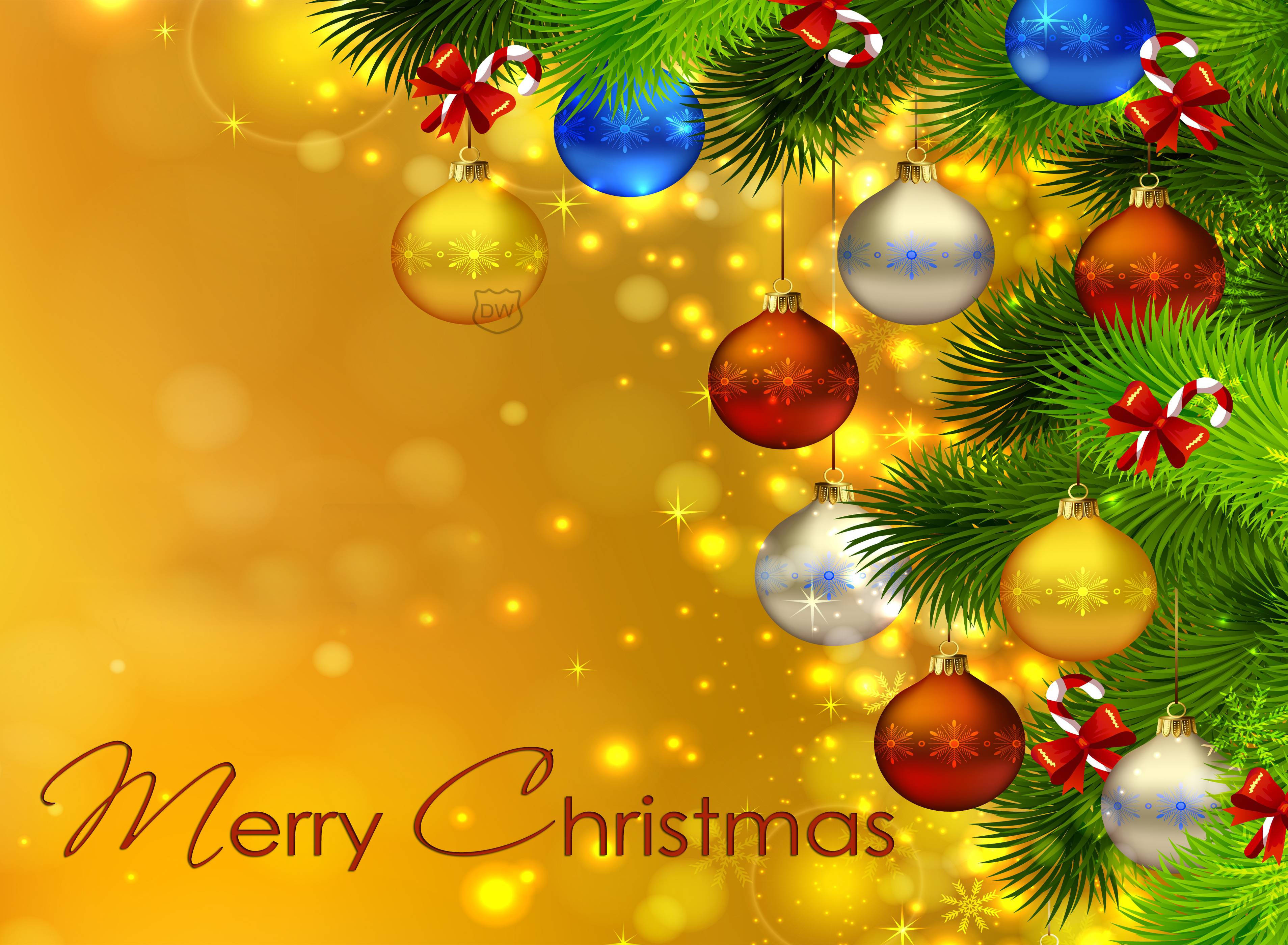 ¡Te Deseo una Navidad Feliz y Brillante! Fondos de pantalla