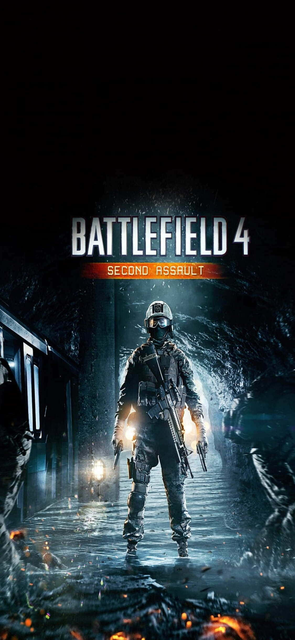 Te espera una intensa acción en el campo de batalla con iPhone X y Battlefield 4 Fondos de pantalla