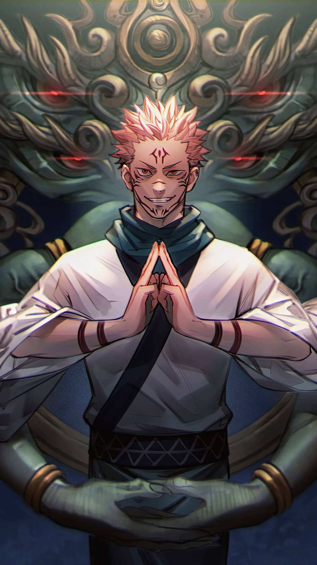 Técnica de Expansión de Dominio de Sukuna Jujutsu Kaisen para Celular Fondos de pantalla