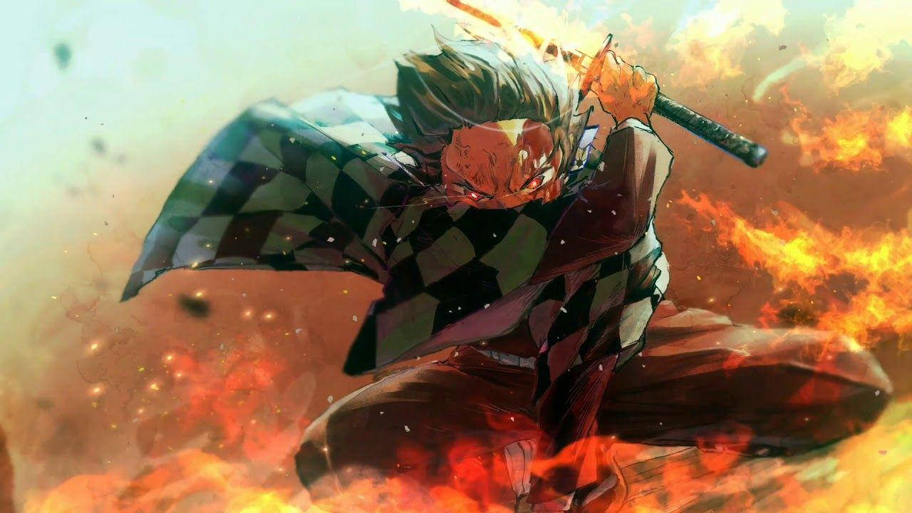 Técnica de respiración de Tanjiro de Demon Slayer Fondos de pantalla