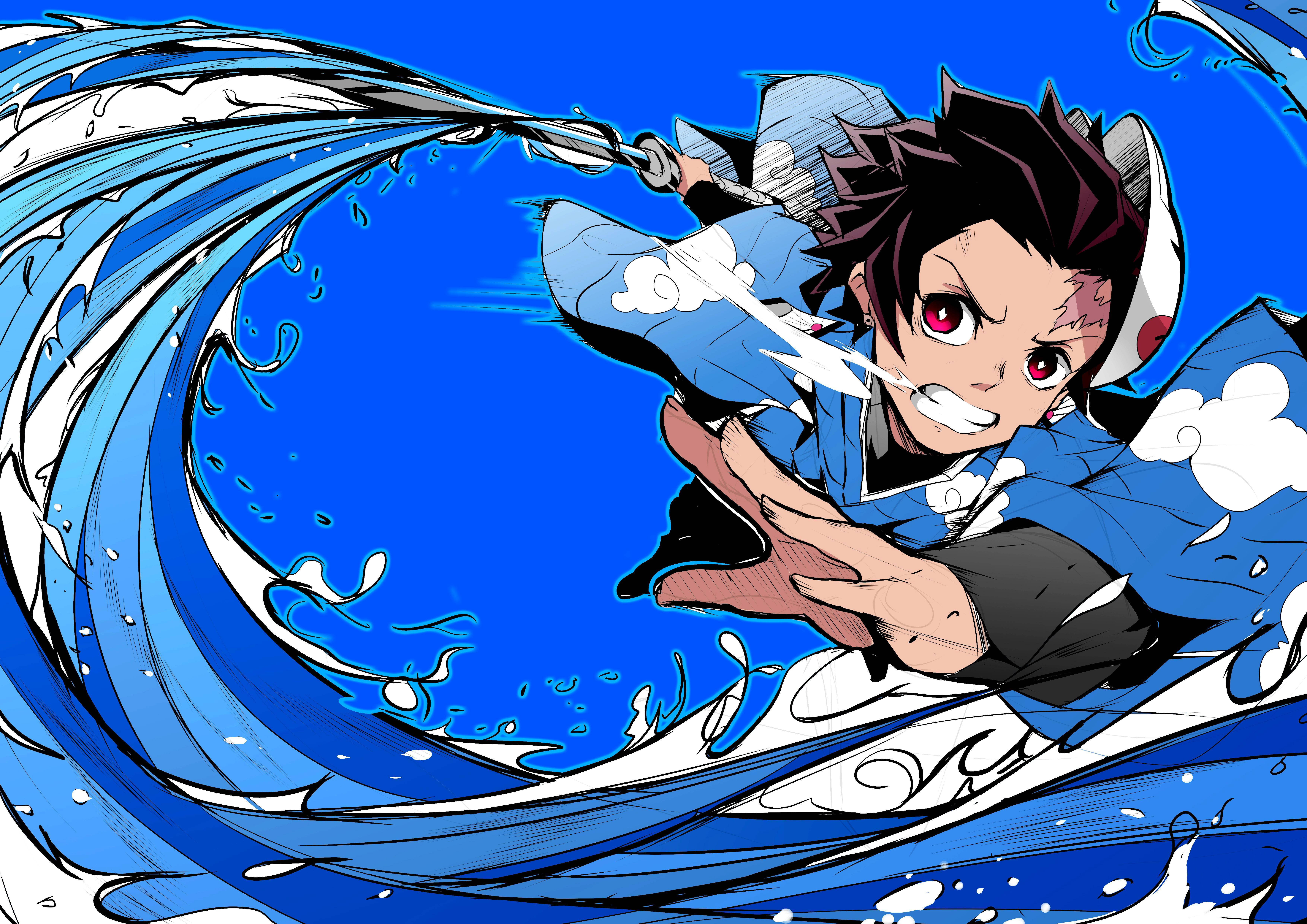 Técnica de Respiración de Tanjiro de Demon Slayer Fondos de pantalla