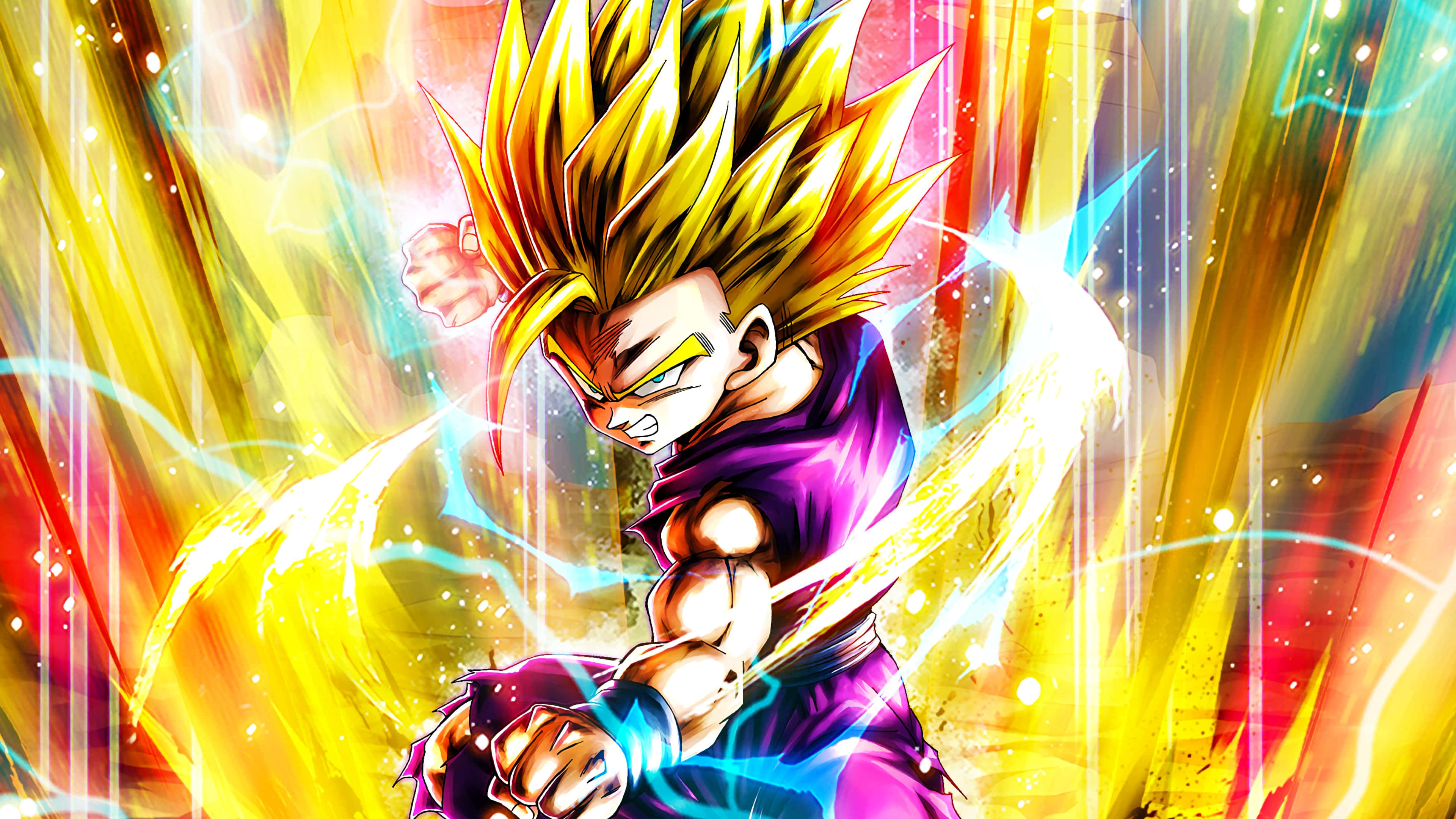 Teen Gohan Abstracto Colorido Fondos de pantalla
