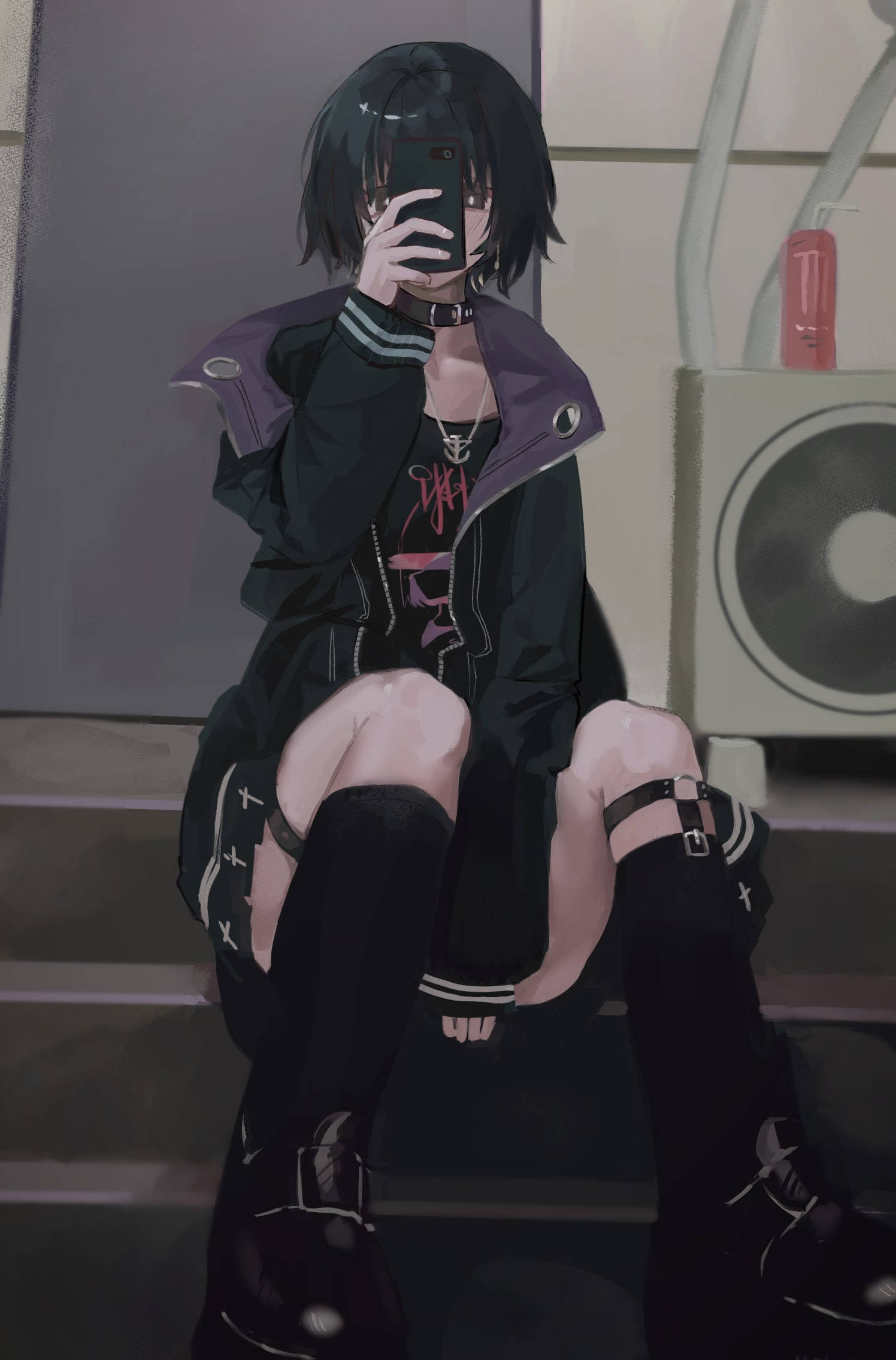 Teléfono Anime Gótico Fondos de pantalla