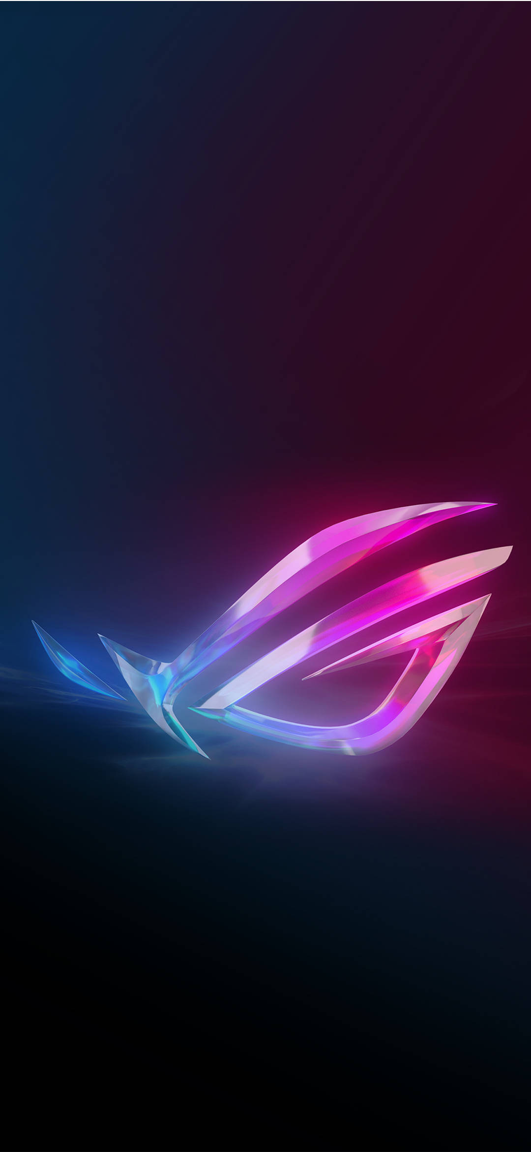Teléfono Asus ROG azul y morado Fondos de pantalla