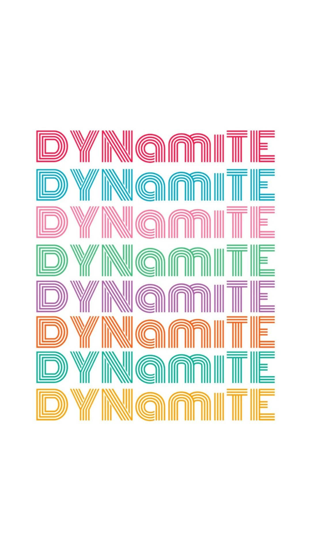 Teléfono Cool White BTS Dynamite Fondos de pantalla