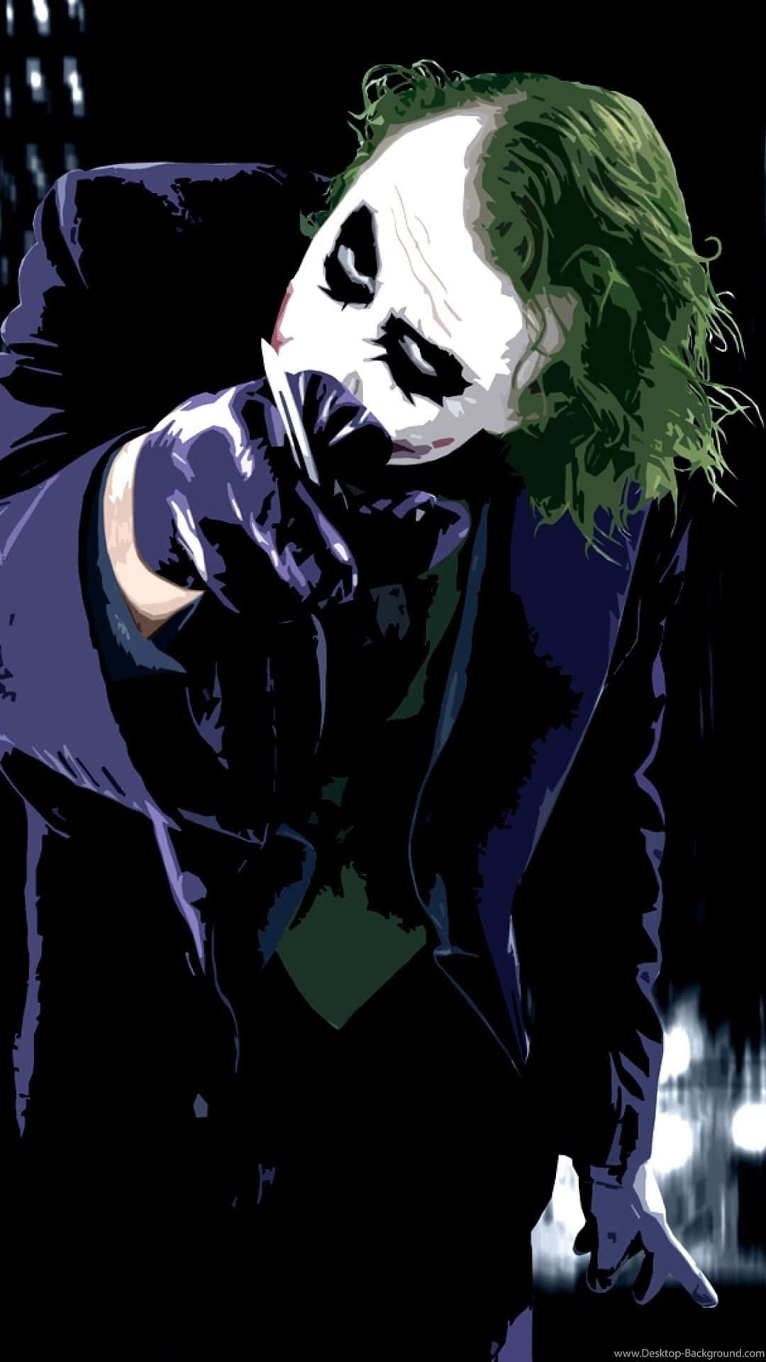 Teléfono de Joker genial con estilo pictórico Fondos de pantalla