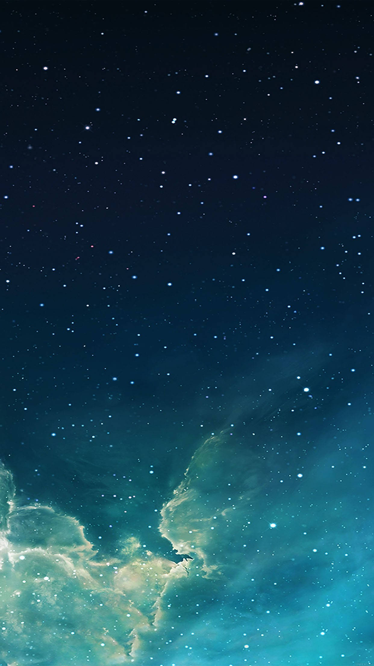 Teléfono Galaxia Azul-Verde Fondos de pantalla
