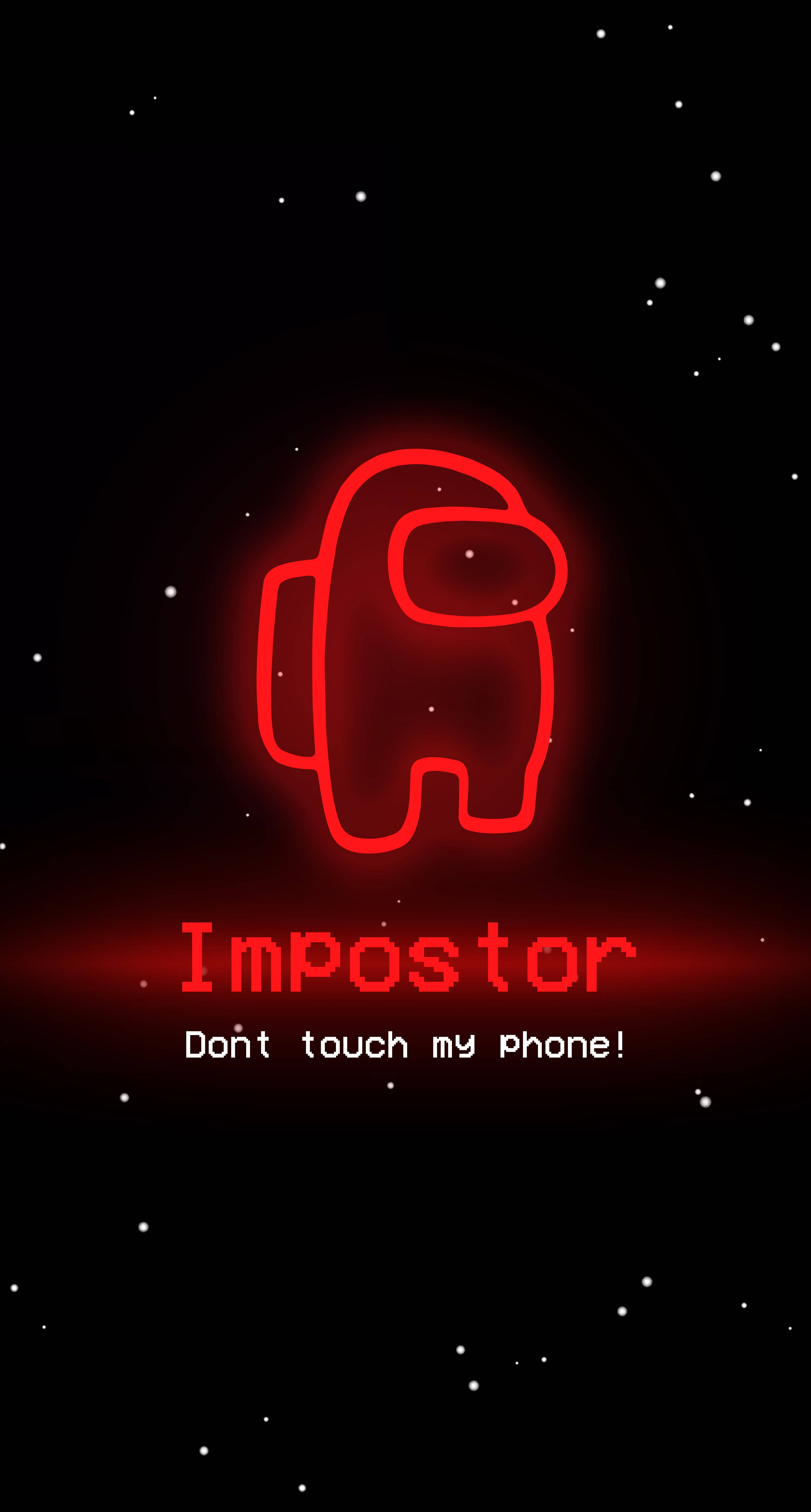Teléfono Gamer Rojo de Among US Fondos de pantalla