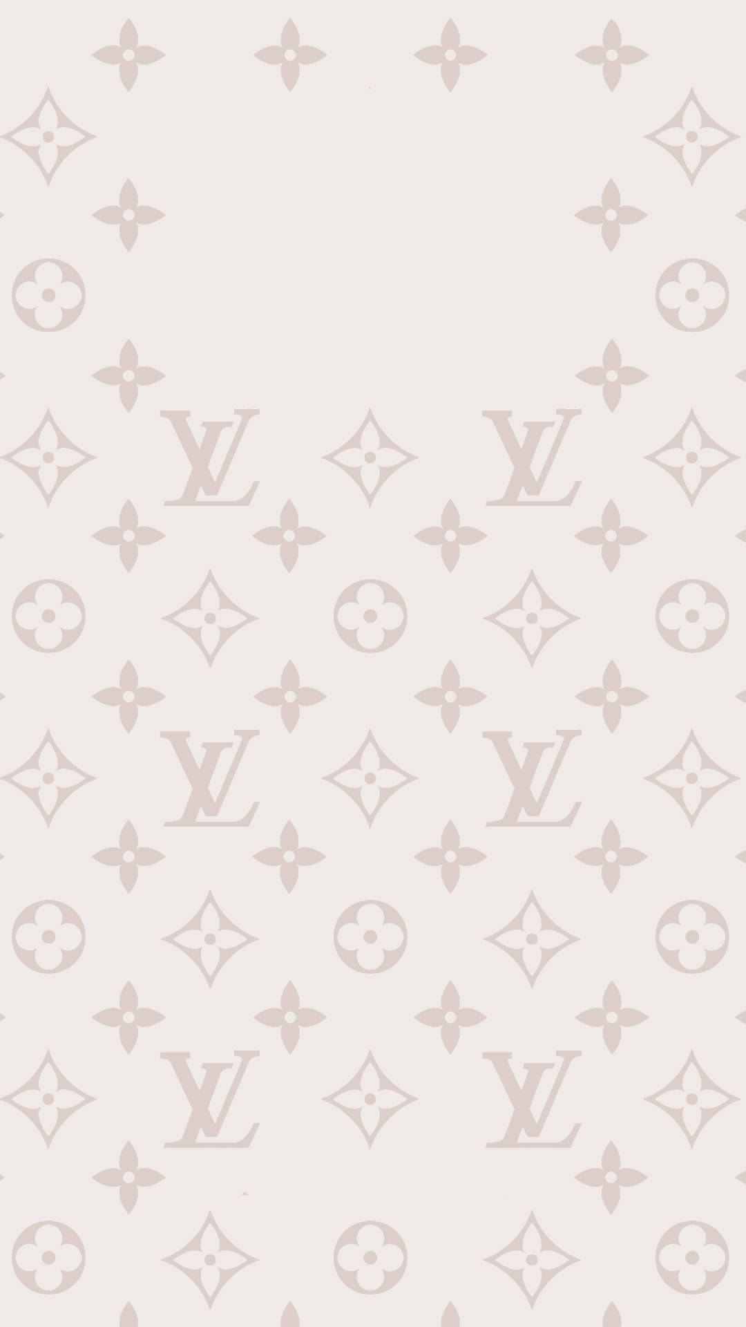 Teléfono Louis Vuitton Estética Beige