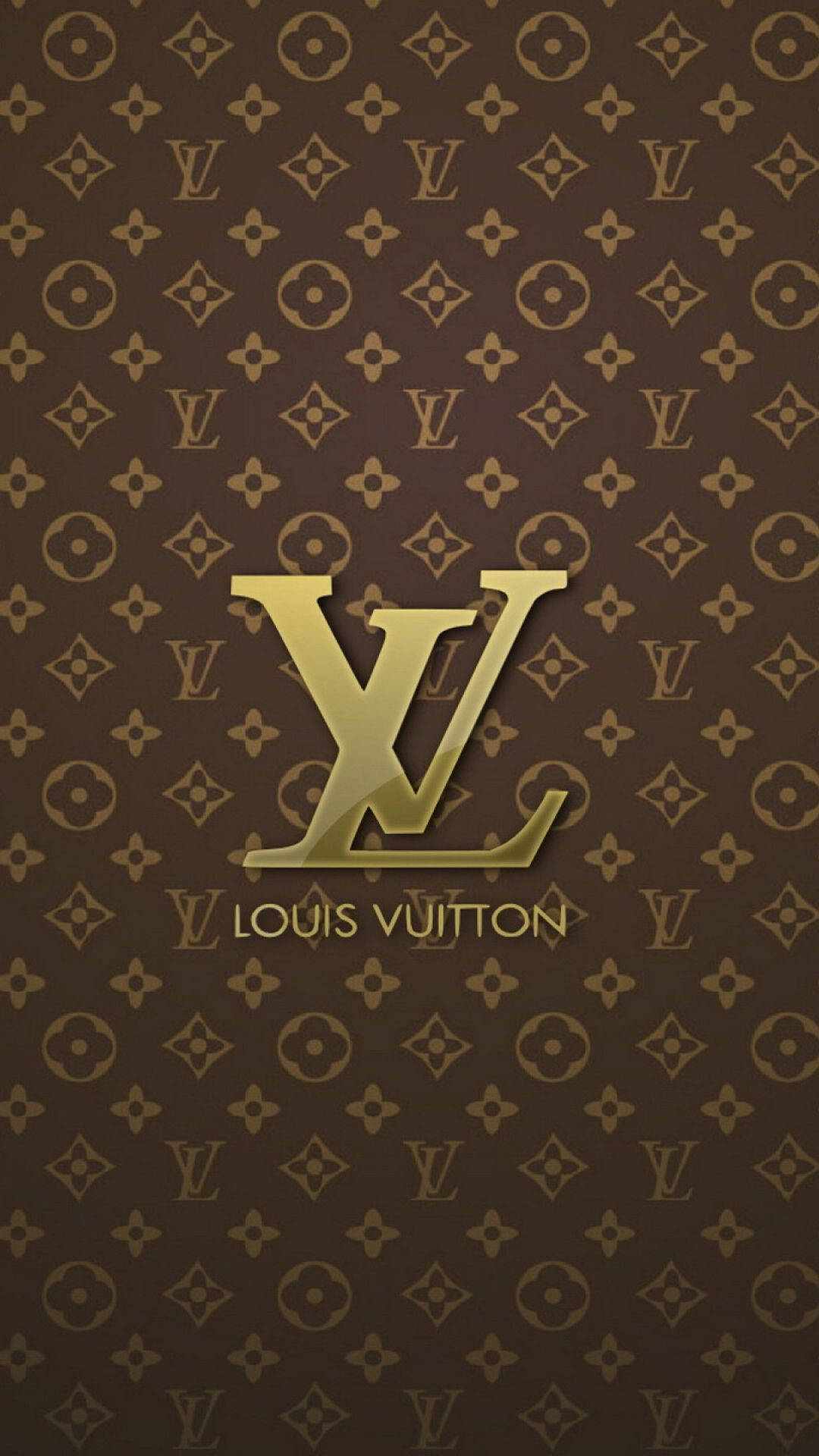 Teléfono Louis Vuitton Marrón Dorado