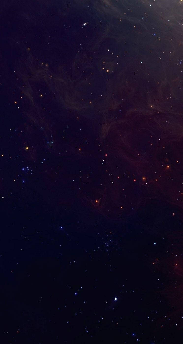 Teléfono oscuro con estrellas rojas Fondos de pantalla