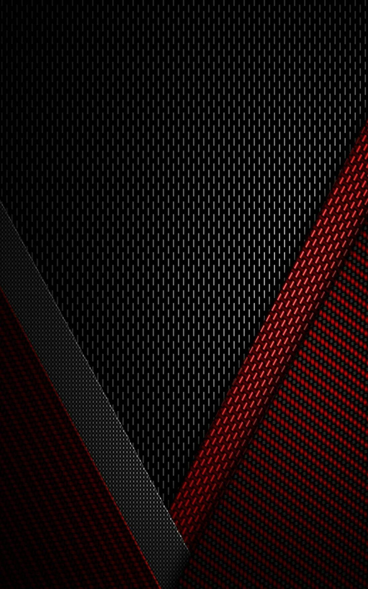 Teléfono oscuro con patrón de carbono metálico Fondos de pantalla