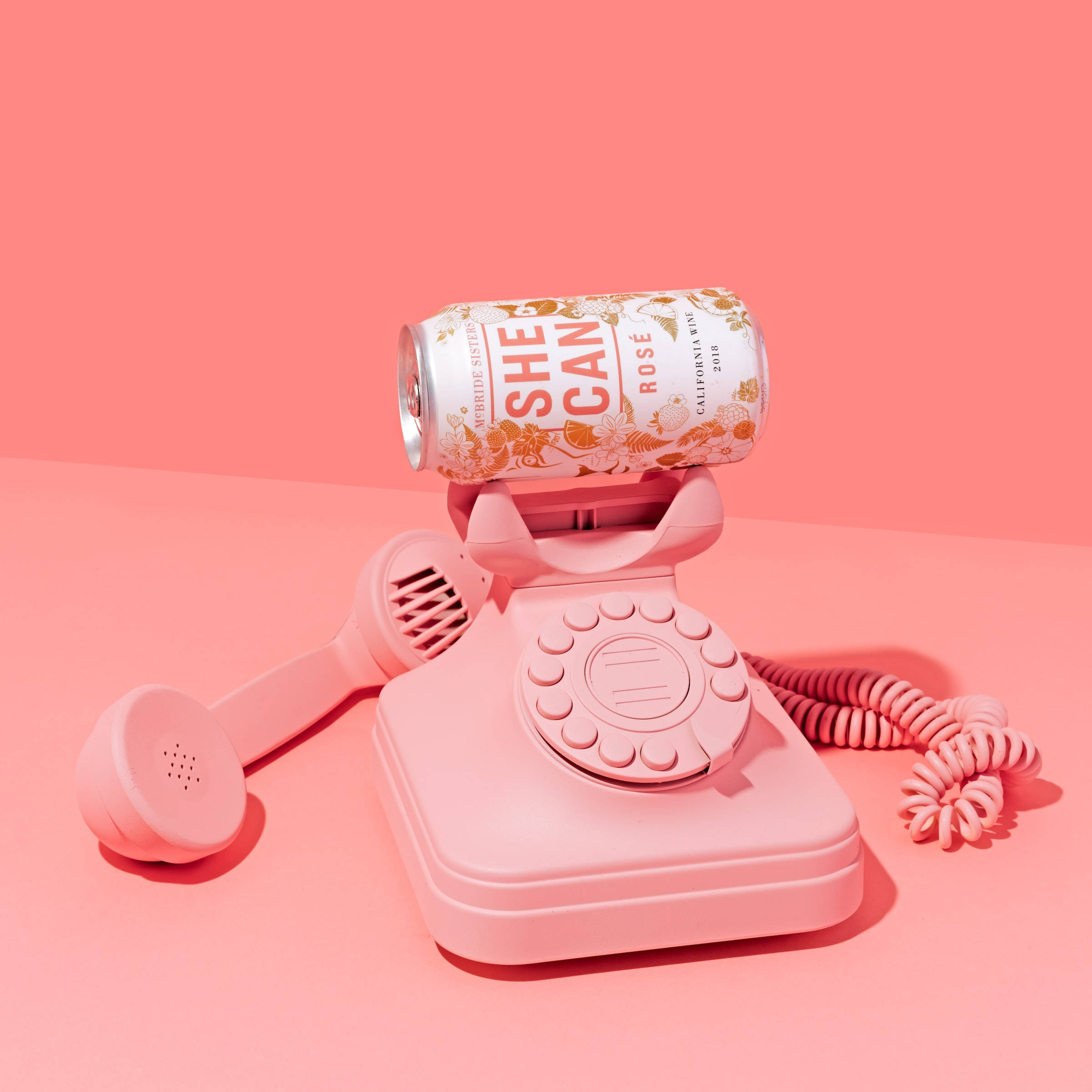 Teléfono Rosa Estético y Vino Fondos de pantalla