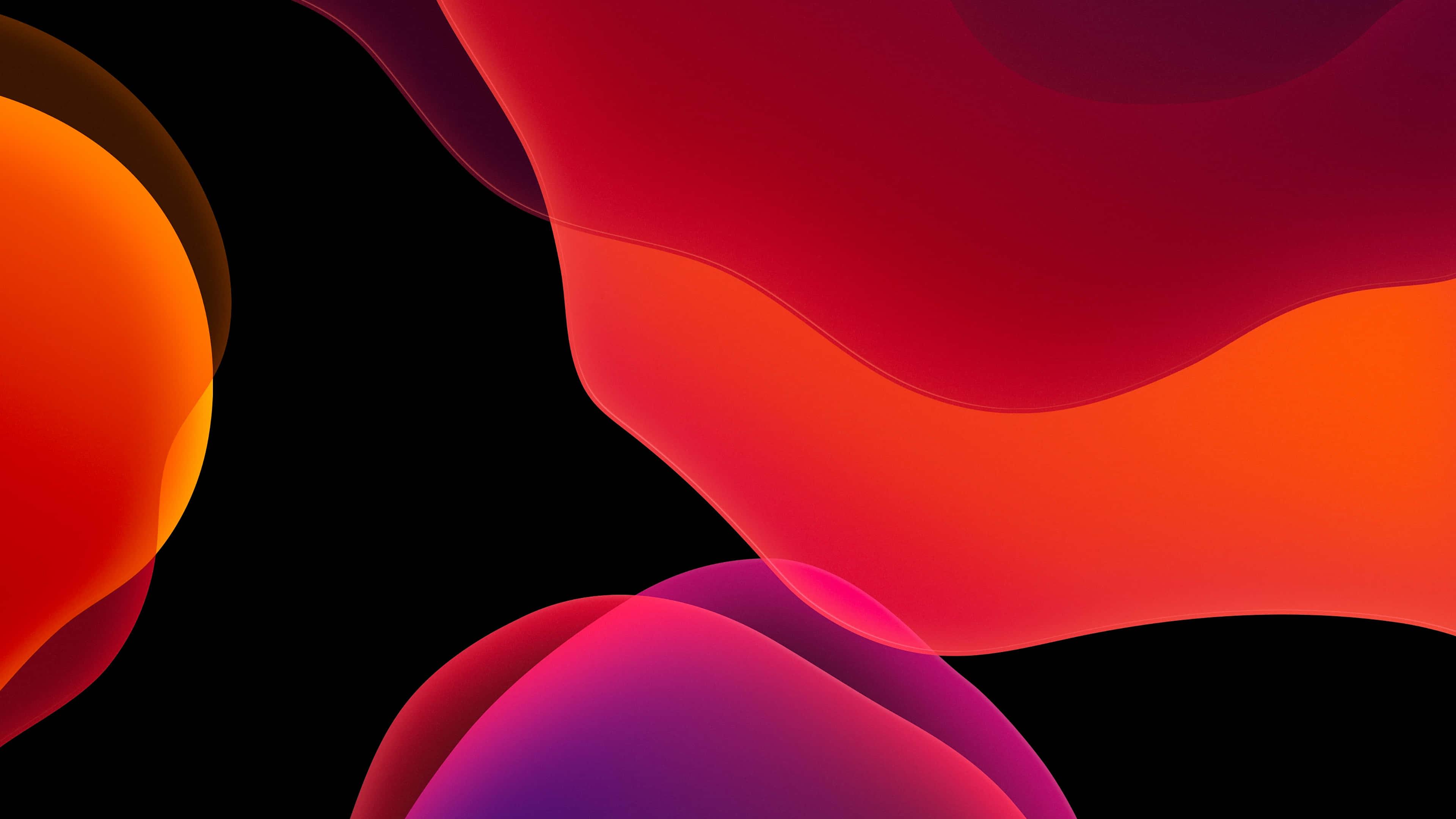 Tema de modo oscuro con fondo llamativo y combinación única de colores Fondos de pantalla