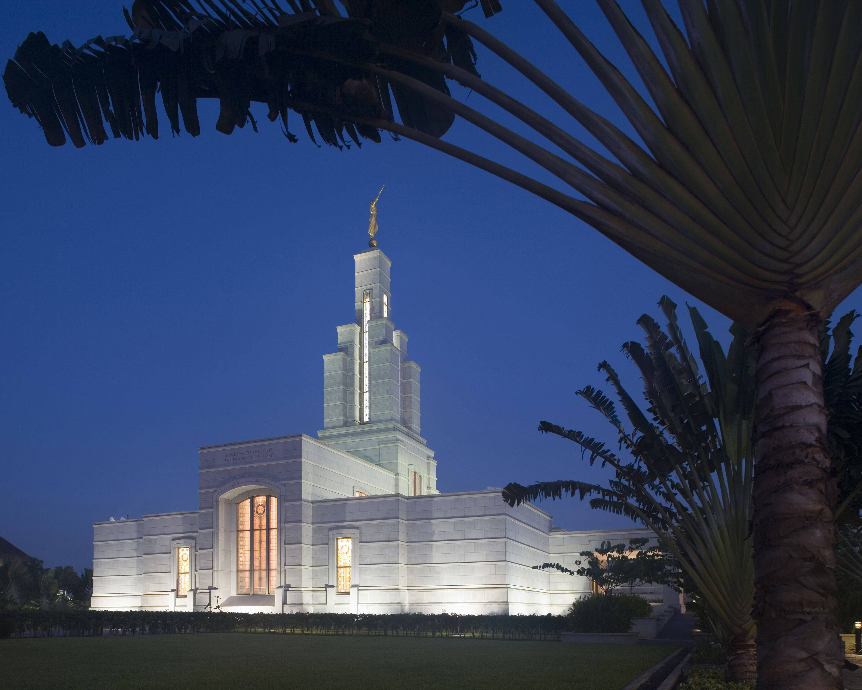 Templo en Ghana de Noche Fondos de pantalla