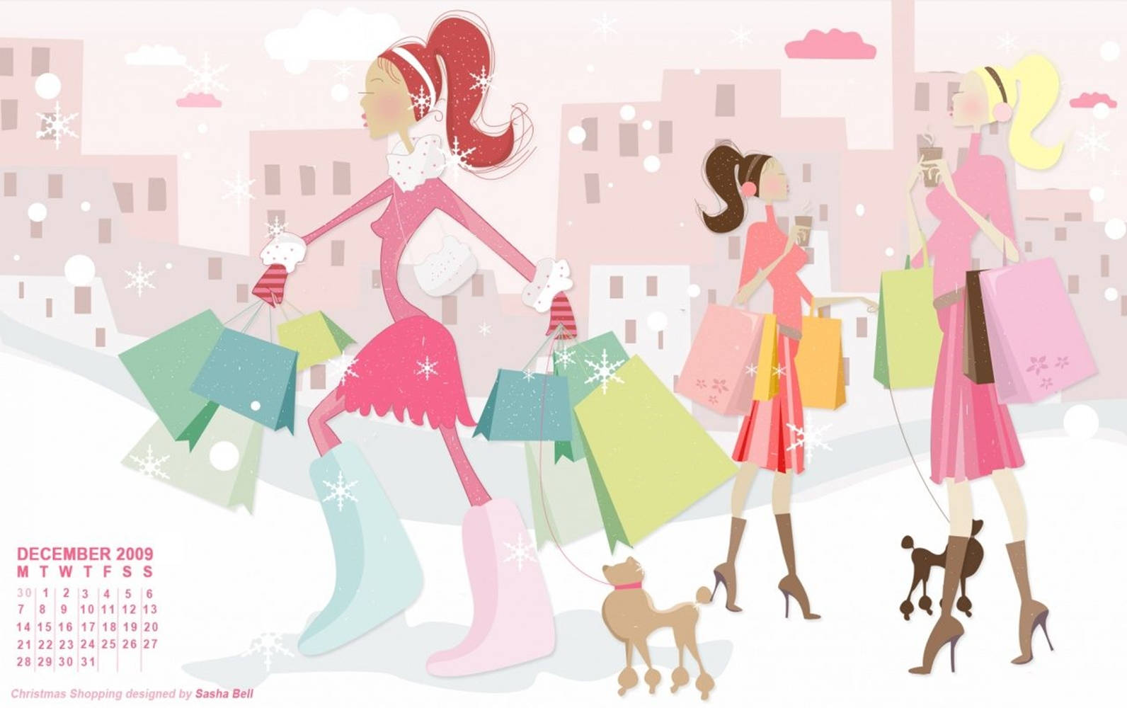 Temporada de Compras Navideñas Fondos de pantalla